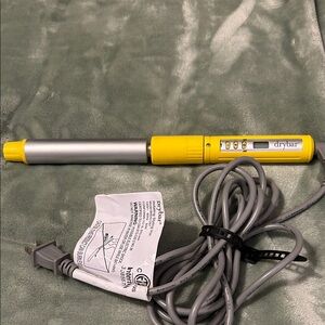 Drybar Vibrant Yellow and Sleek Silver Styling Wand